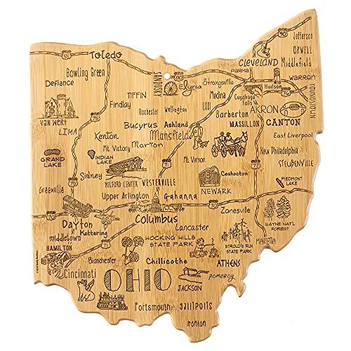 Ohio State-Shaped Cutting Board