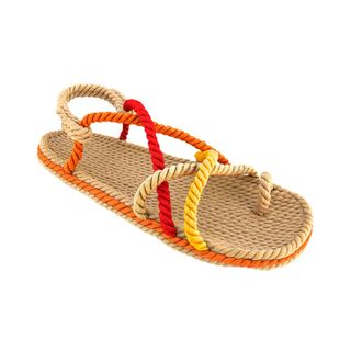 Orange Rope Sandals