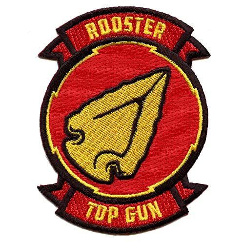 Rooster Badge Patch Iron On