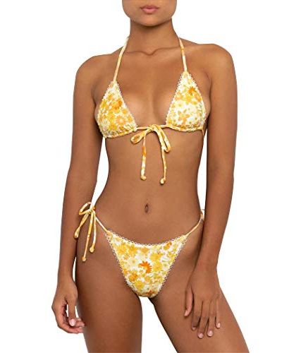 Floral Padded String Bikini