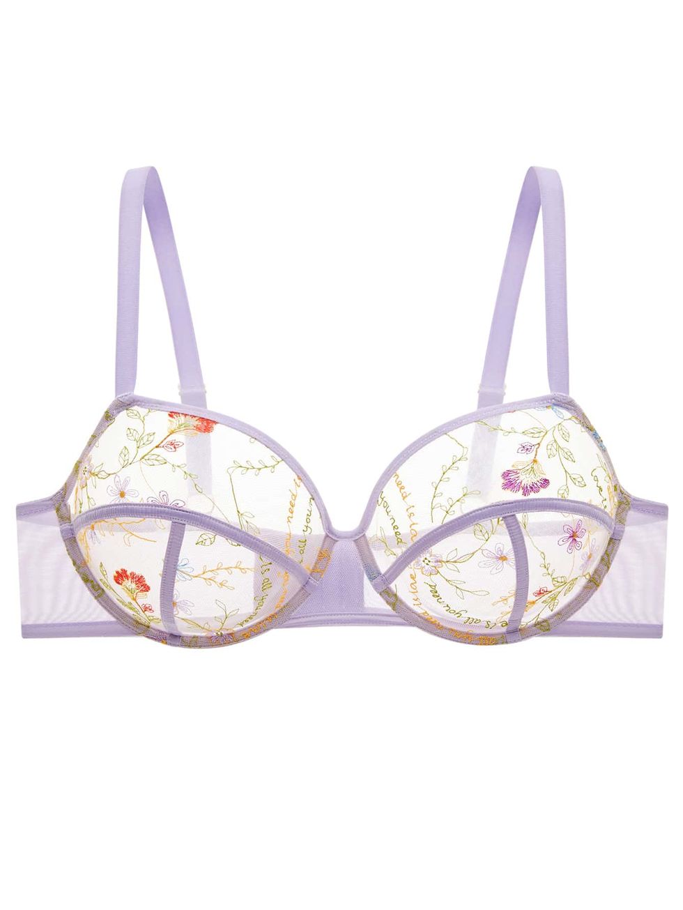 Luvlette Embroidery Laced With Luv Bra