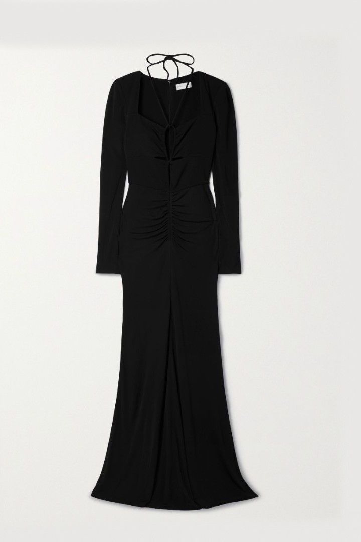 Riccardo Ruched Stretch-Jersey Gown