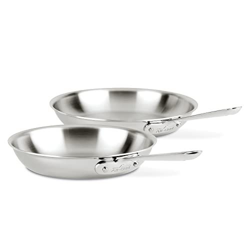 All-Clad 10" and 12" Stainless Steel Frying Pan Set