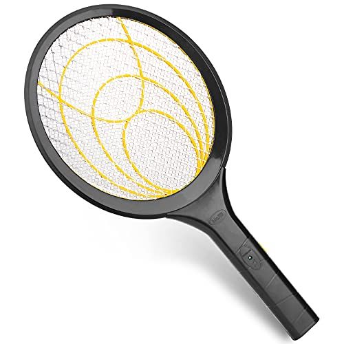 BLACK+DECKER Bug Zapper Racket Electric Fly Swatter for Gnats, Mosquitoes,  & More Harmless-to-Humans Outdoor Bug Zapper Battery Operated Handheld  Electric Fly Swatter Bug Zapper Indoor Racket