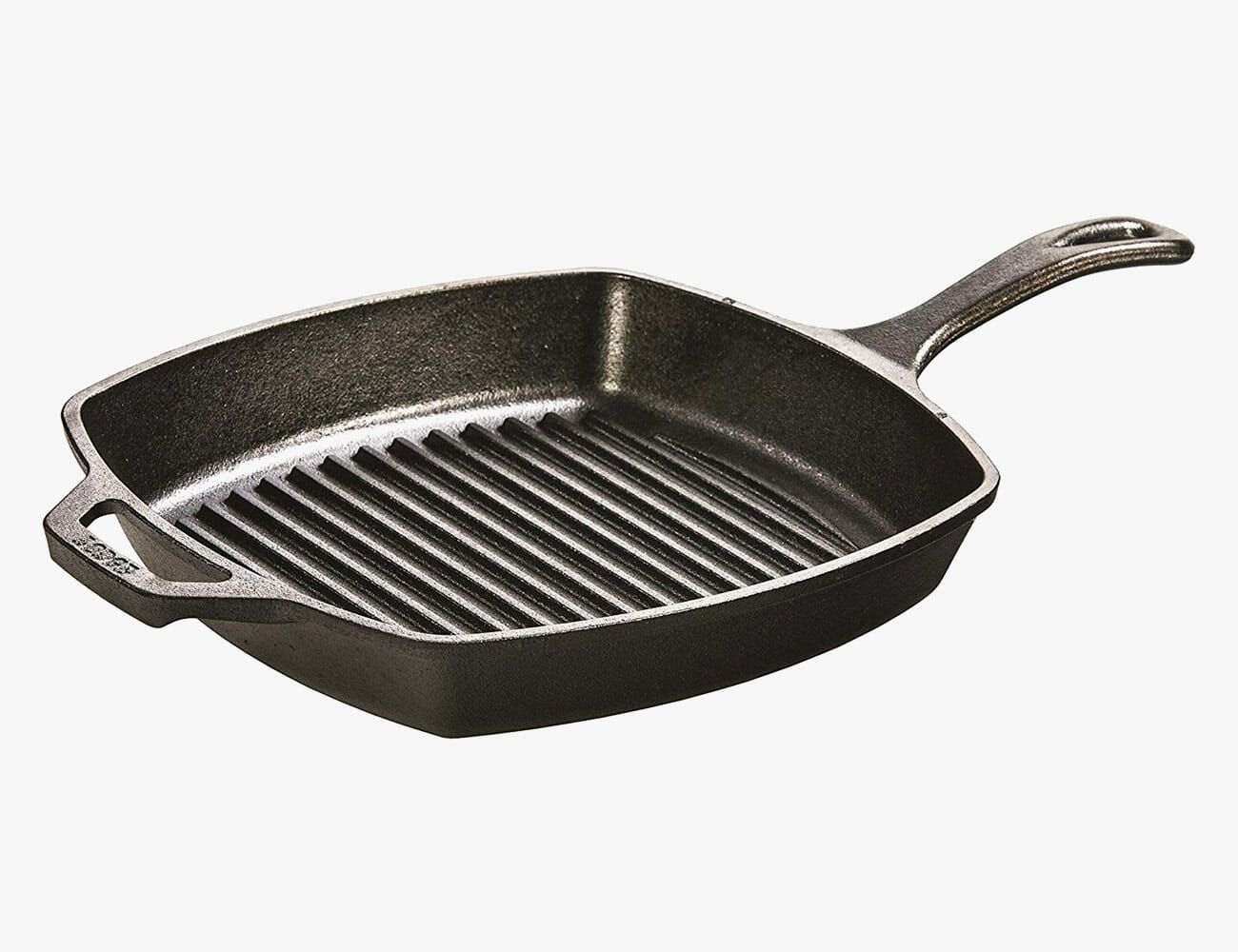  Lodge 13-1/4 Inch Cast Iron Pre-Seasoned Skillet – Signature  Teardrop Handle - Use in the Oven, on the Stove, on the Grill, or Over a  Campfire, Black: Lodge Cast Iron: Home