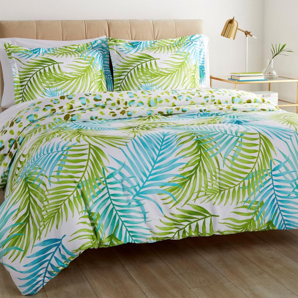 Reversible Tropical Dream Comforter Set
