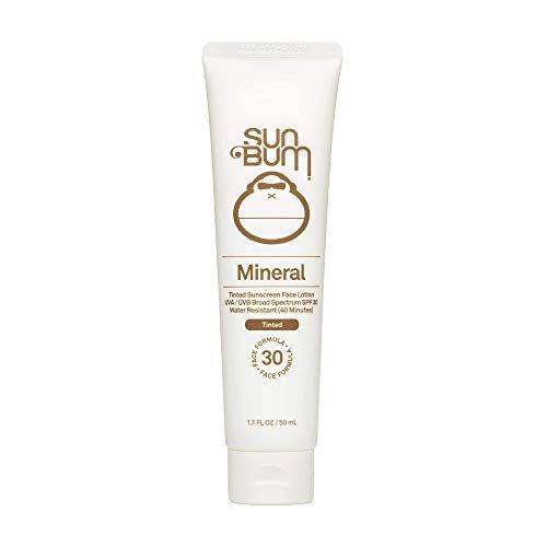 Sun Bum Tinted Mineral Sunscreen Face Lotion, SPF 30