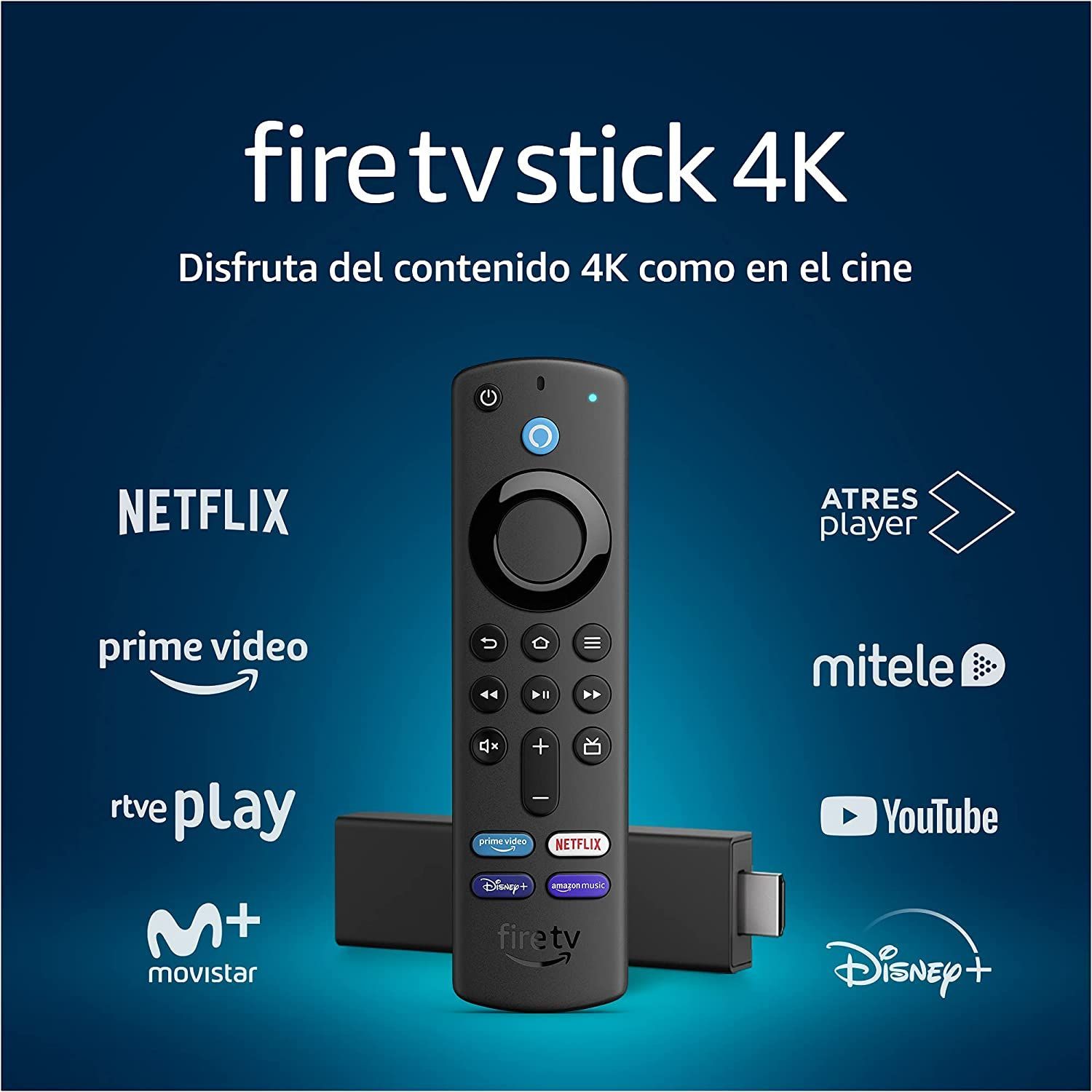 Fire tv 2025 stick con mando