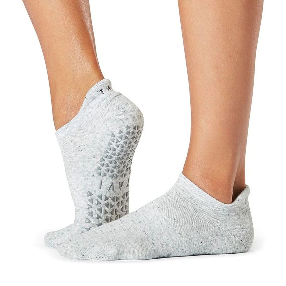 Yoga Socks for Women, 3 Pairs Non Slip Pilates Grip Socks, Ankle