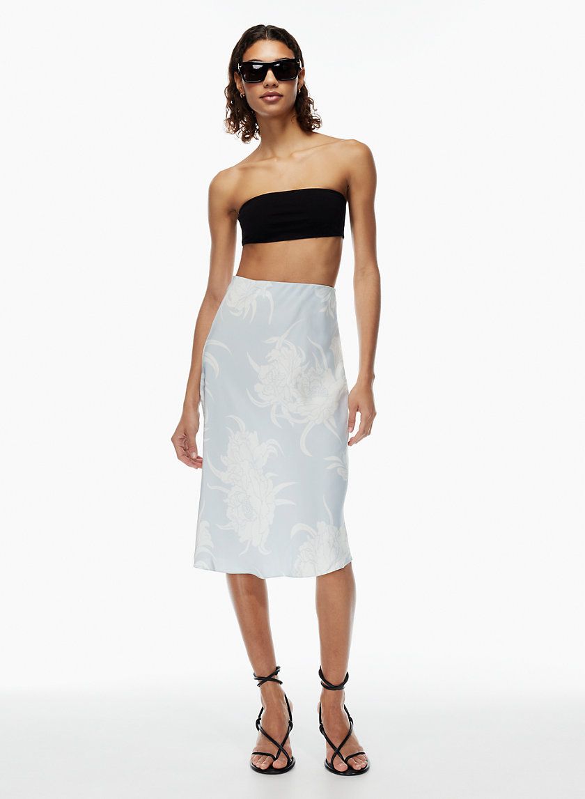 White clearance slip skirts