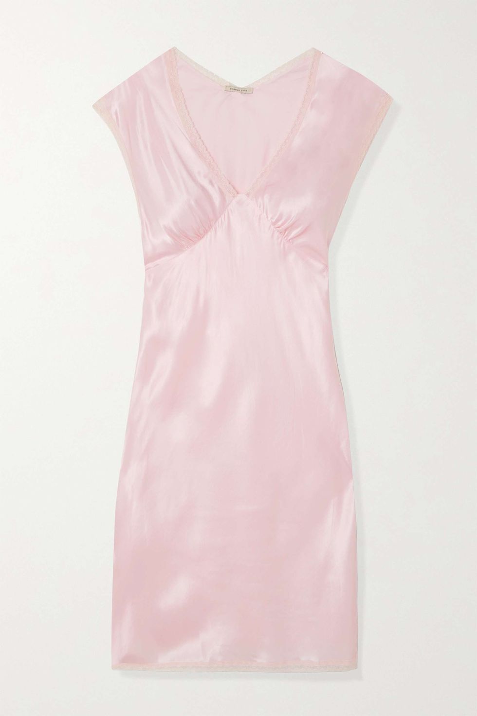 Cordelia Lace-Trimmed Satin Nightdress
