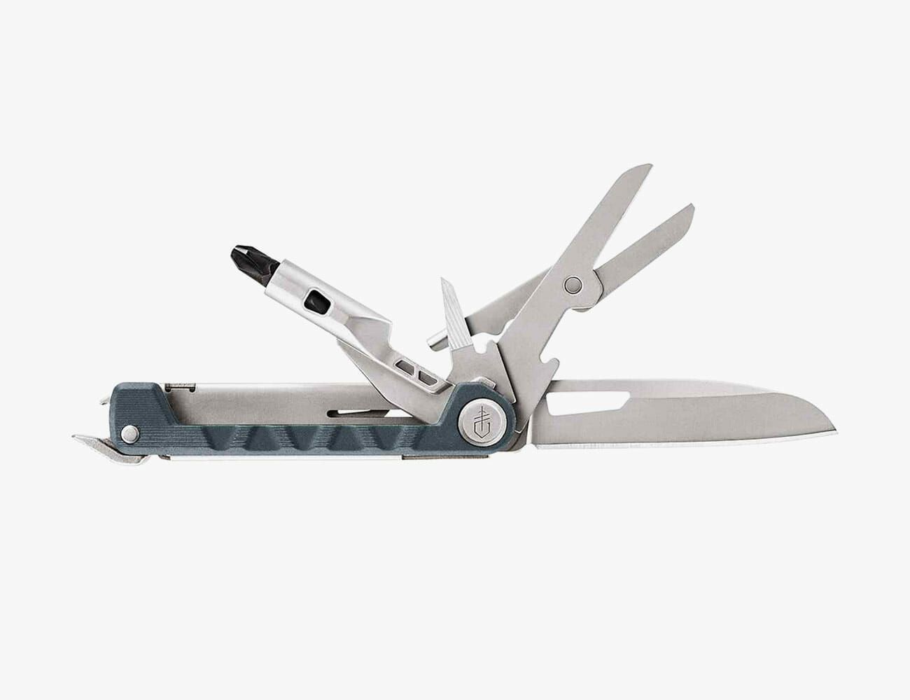 Mini-Multitool Minitool 12 Funktionen Anhänger Messer Schere mit Gürteltasche 
