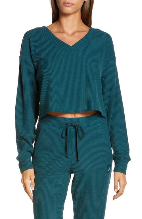 Muse Ribbed Crop Pullover