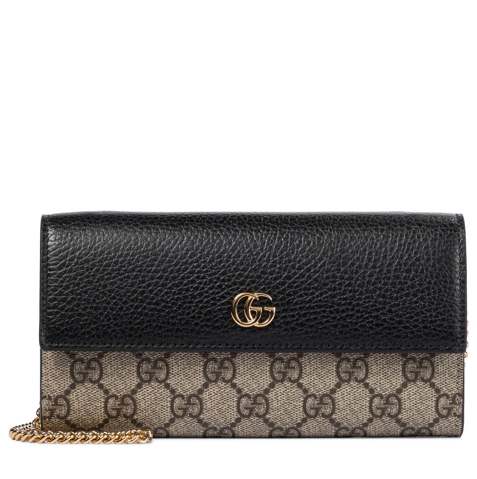 GG Marmont Leather Clutch