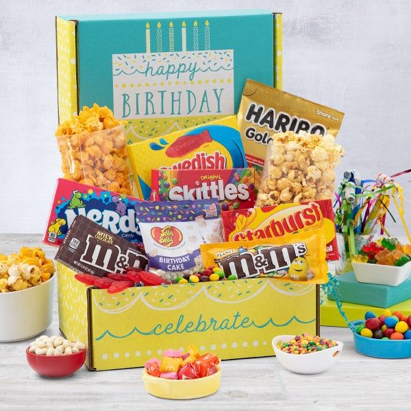 Chocolate Birthday Collection Gift Basket – Dulcet Gift Baskets