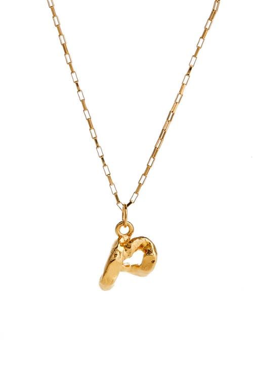 Alighieri Initial Pendant Necklace in Gold-P at Nordstrom