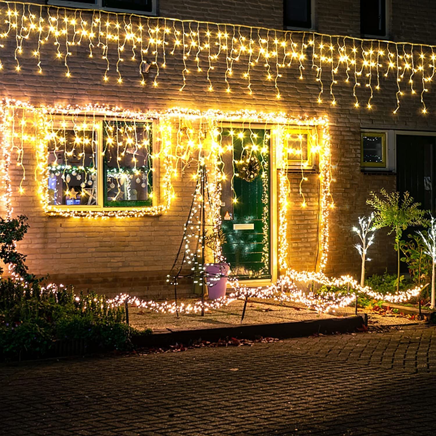 Festive outdoor deals string lights