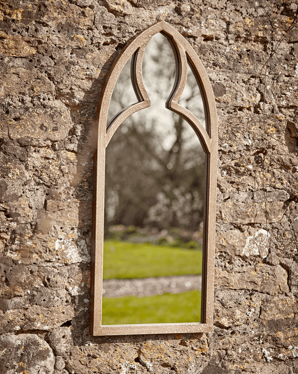 Indoor Outdoor Gothic Arched Mirror
