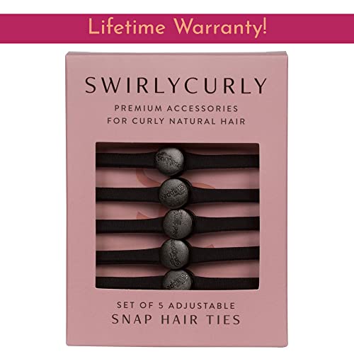 Snap Hair Ties for Thick, Natural, Curly Hair 