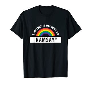 Stolz-T-Shirt der Nachbarn „Jeder ist auf der Ramsay Street willkommen“.