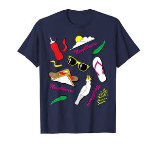 Nachbarn Sommer-Grill-T-Shirt