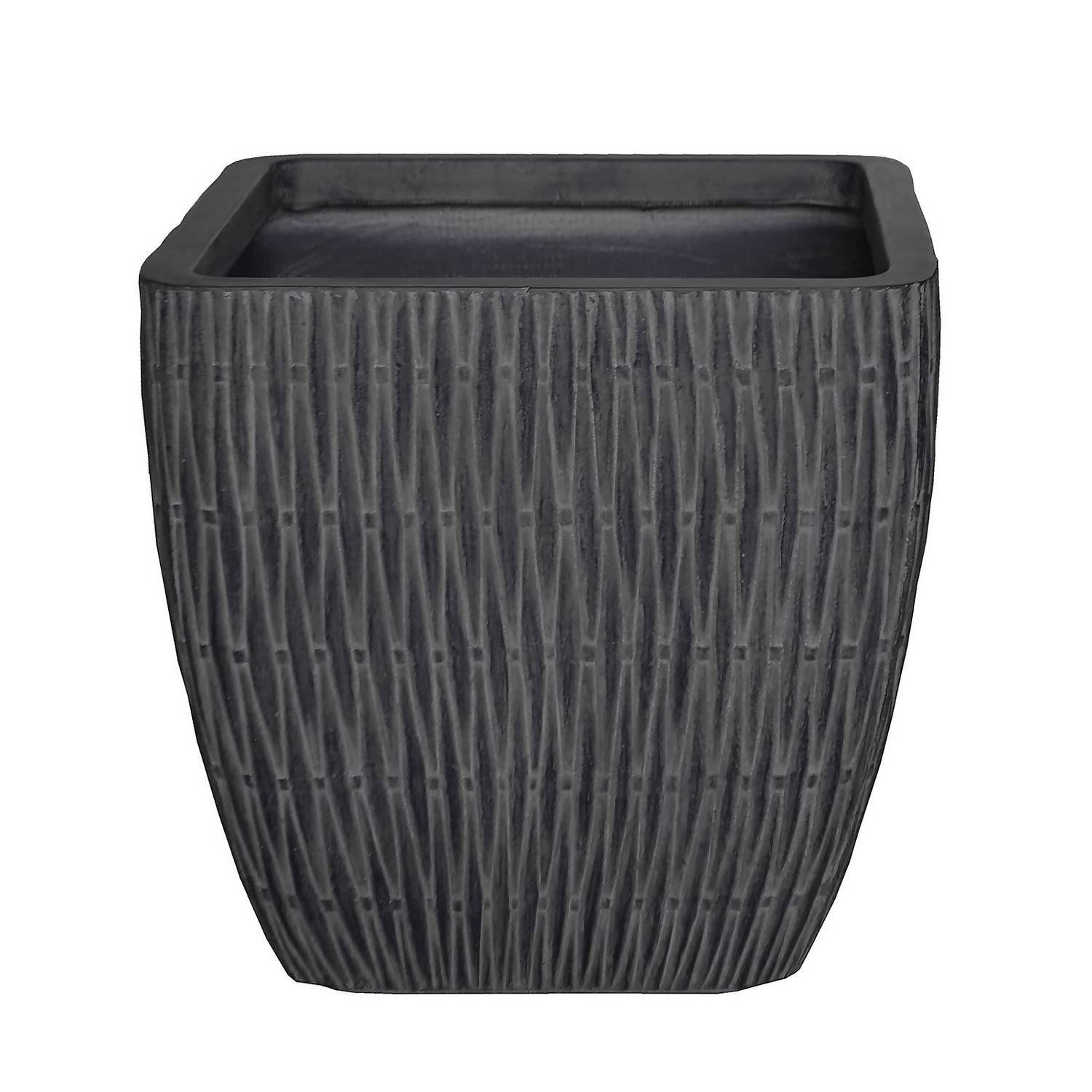 House Beautiful Roma Weave Square Pot