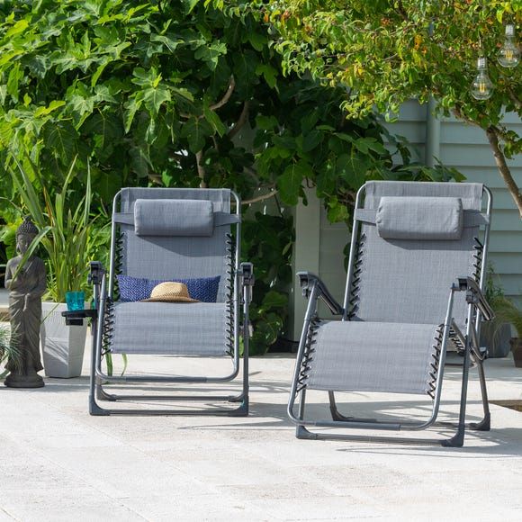 reclining garden chairs dunelm