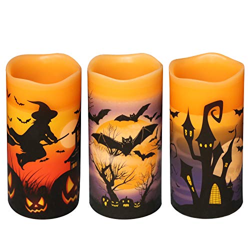 Flameless Halloween Candles 
