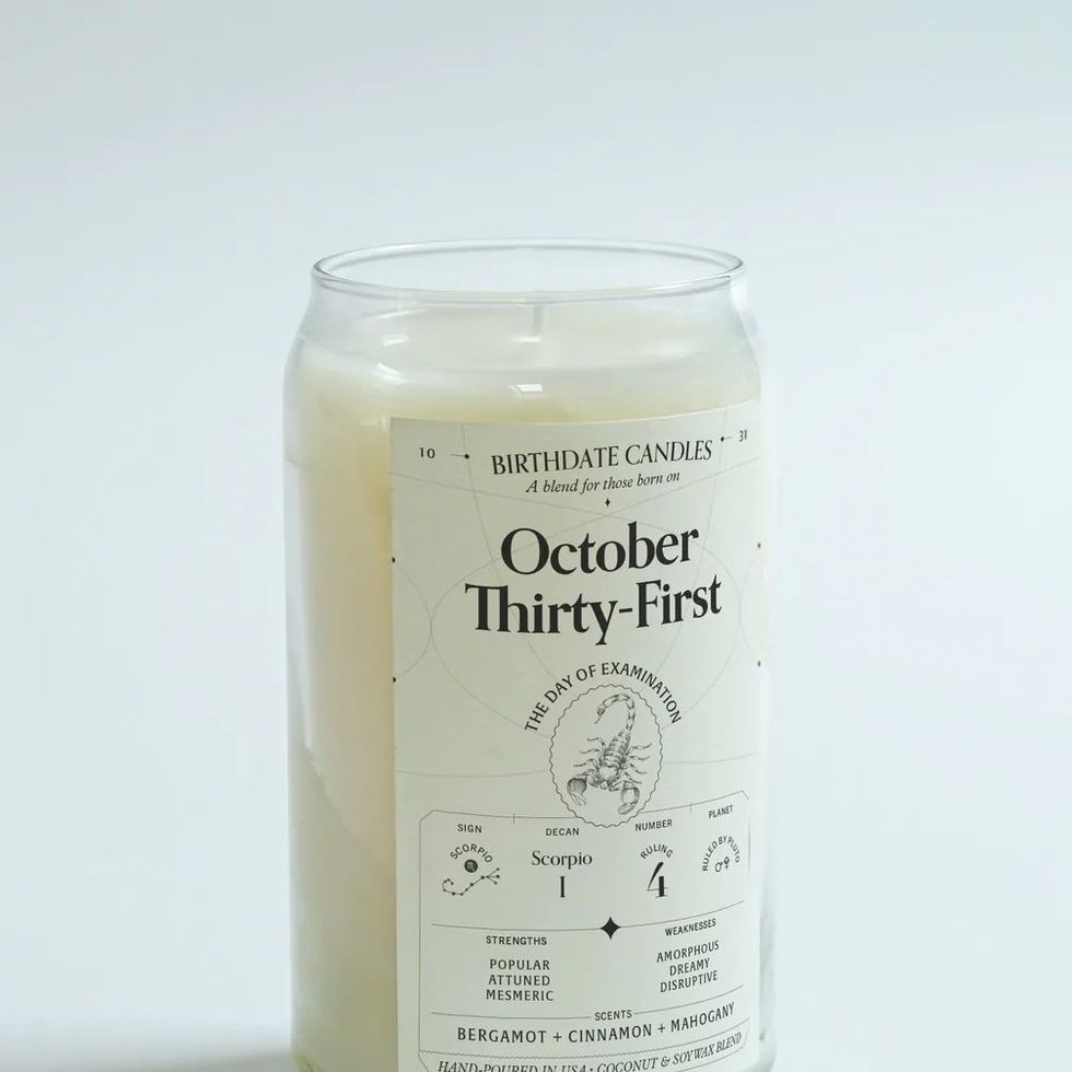 Birthdate Candles October Thirty-First Candle