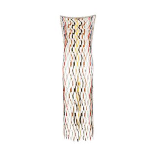 Stripe Crochet Mini Cover-Up Dress