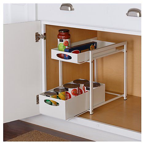 Honey-Can-Do Metal Kitchen Cabinet Organizer w/Drawers