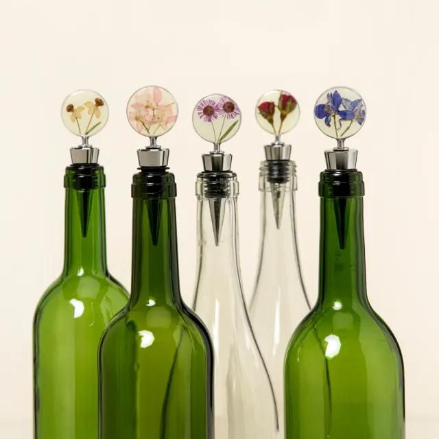 Birth-Month Flower Wine Bottle Stopper