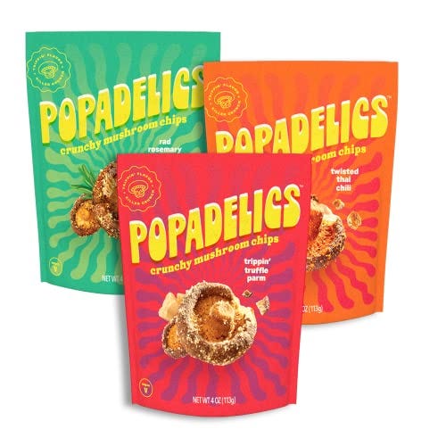 Crunchy Mushroom Chips Variety Pack 