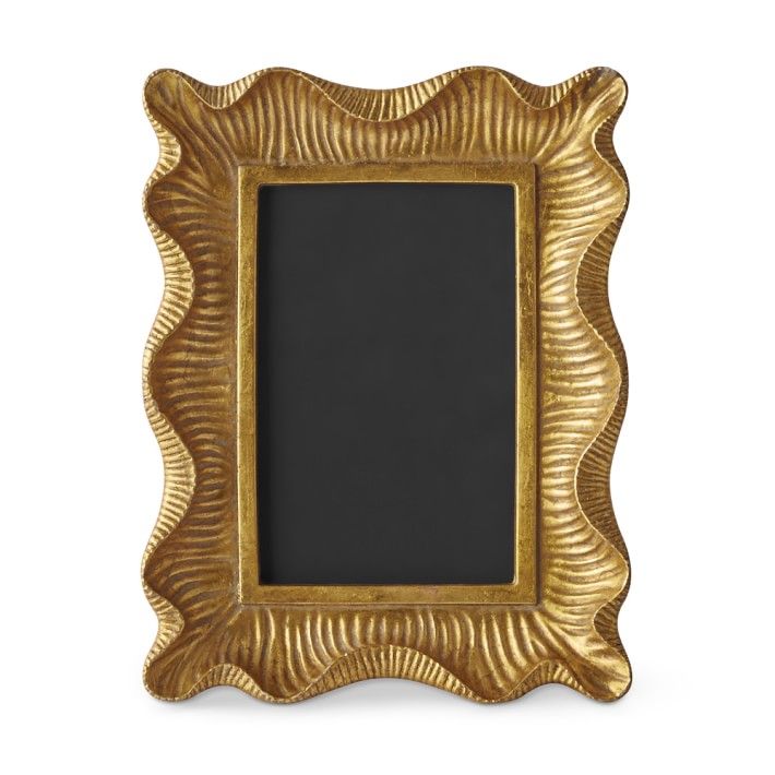 Aerin Gold Scalloped Gallery Frame 8" X 10"
