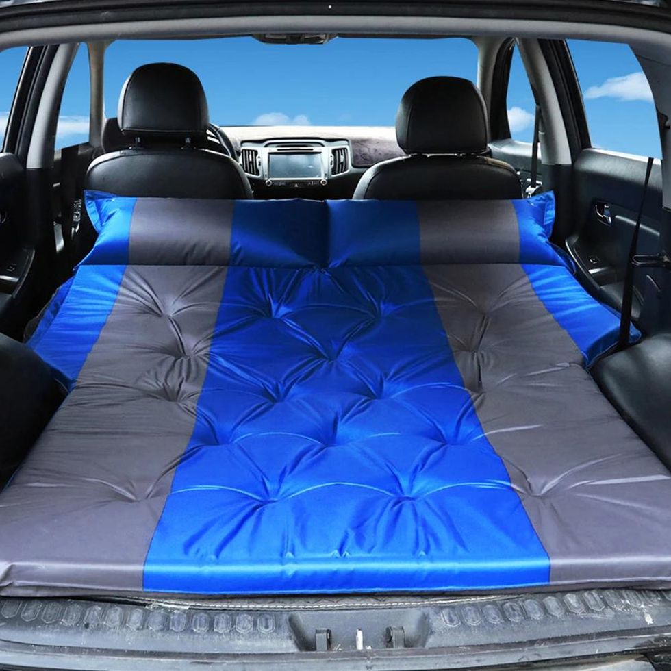Cama de viaje plegable multifuncional, cama inflable para coche, colchón  para coche, colchoneta para dormir para viaje en coche