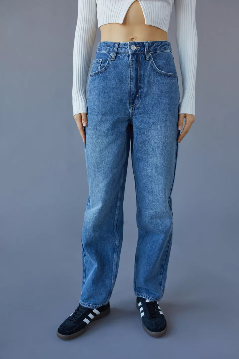High-Waisted Baggy Jean