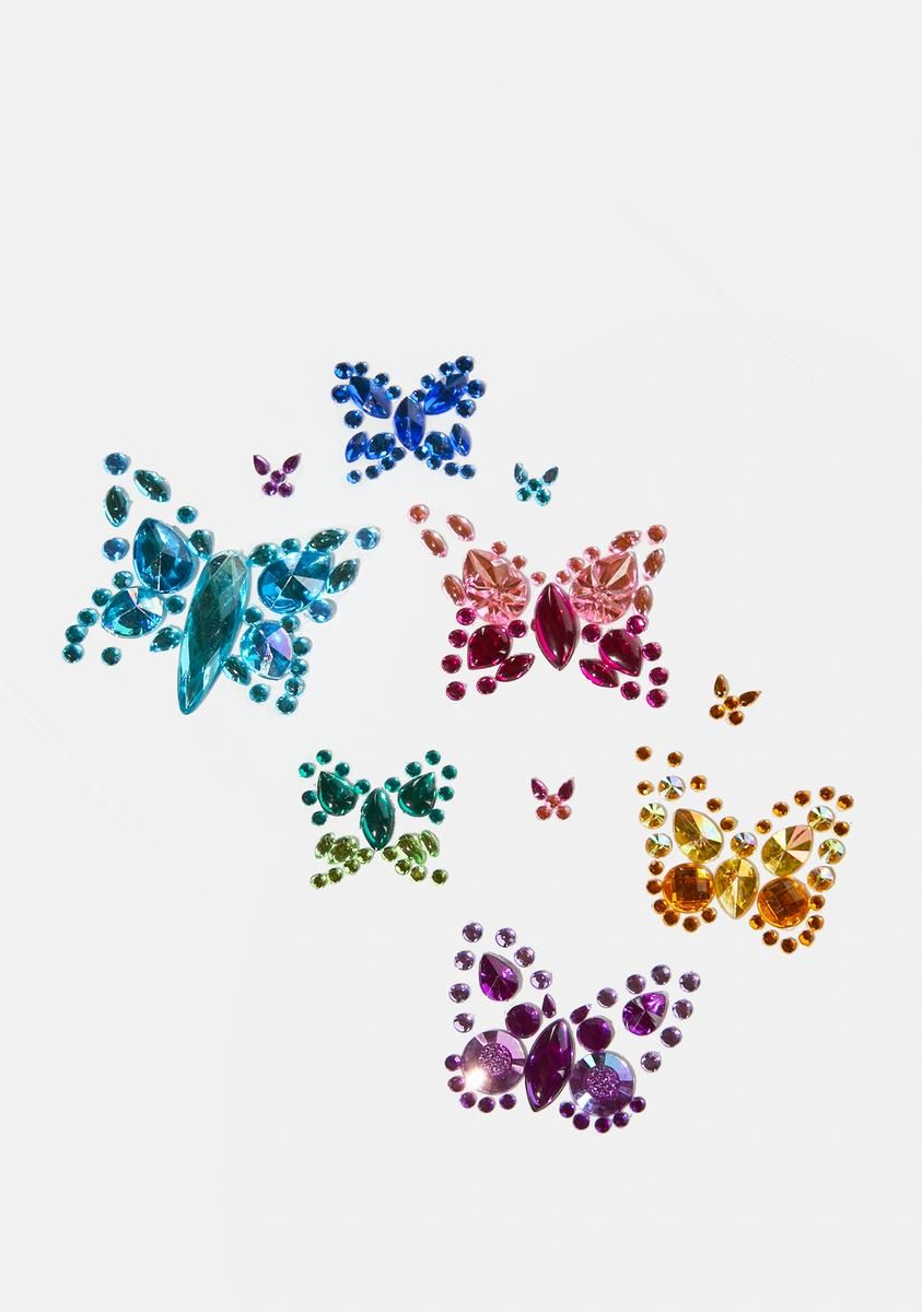 Butterfly Prisms Face & Body Gems