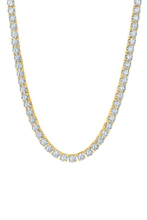 Louis Vuitton necklace with round cubic zirconia