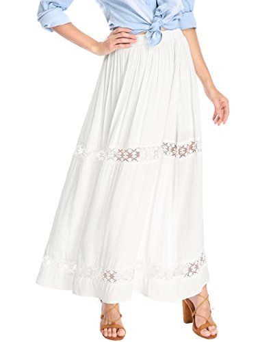 Falda blanca larga: así se lleva la prenda que las editoras de moda adoran  este verano