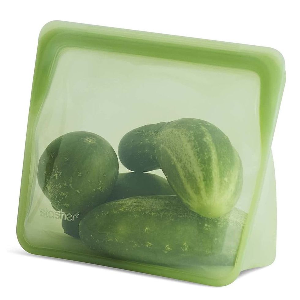Stand-Up Silicone Reusable Food Storage Bag