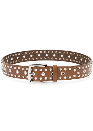 Brown leather belt - £225
