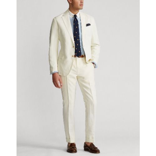Soft Slub Linen Suit Jacket