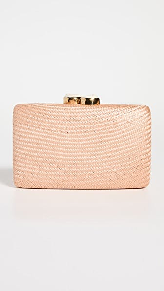 Jen White Stone Clutch