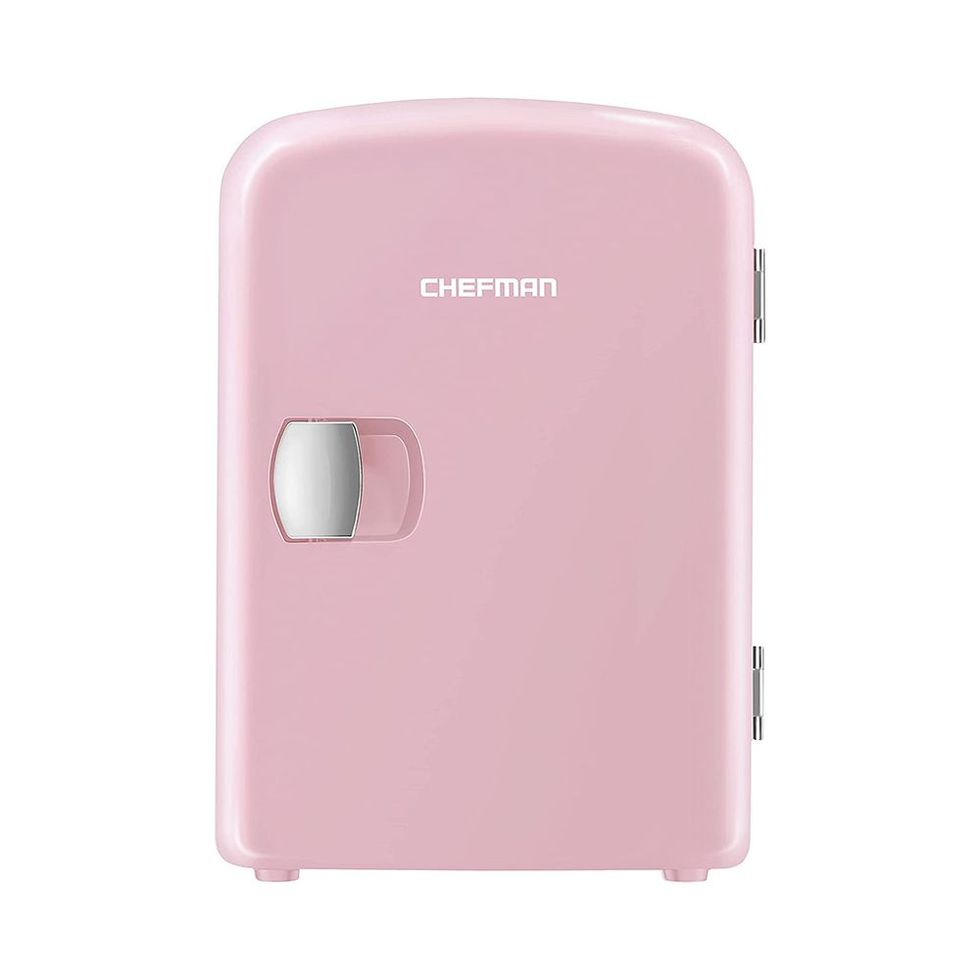 Mini Portable Pink Personal Fridge
