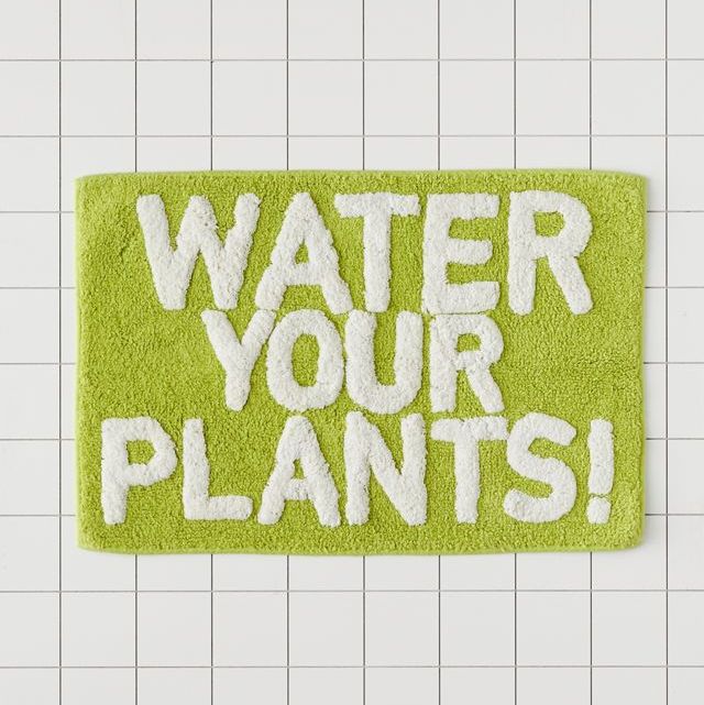Water Your Plants Bath Mat