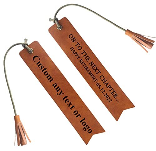 Custom Leather Bookmarks