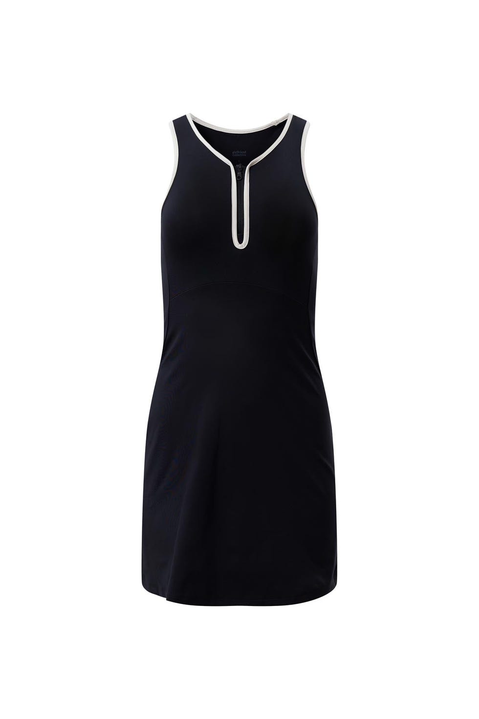 Black Zip-Front Dylan Tank Dress