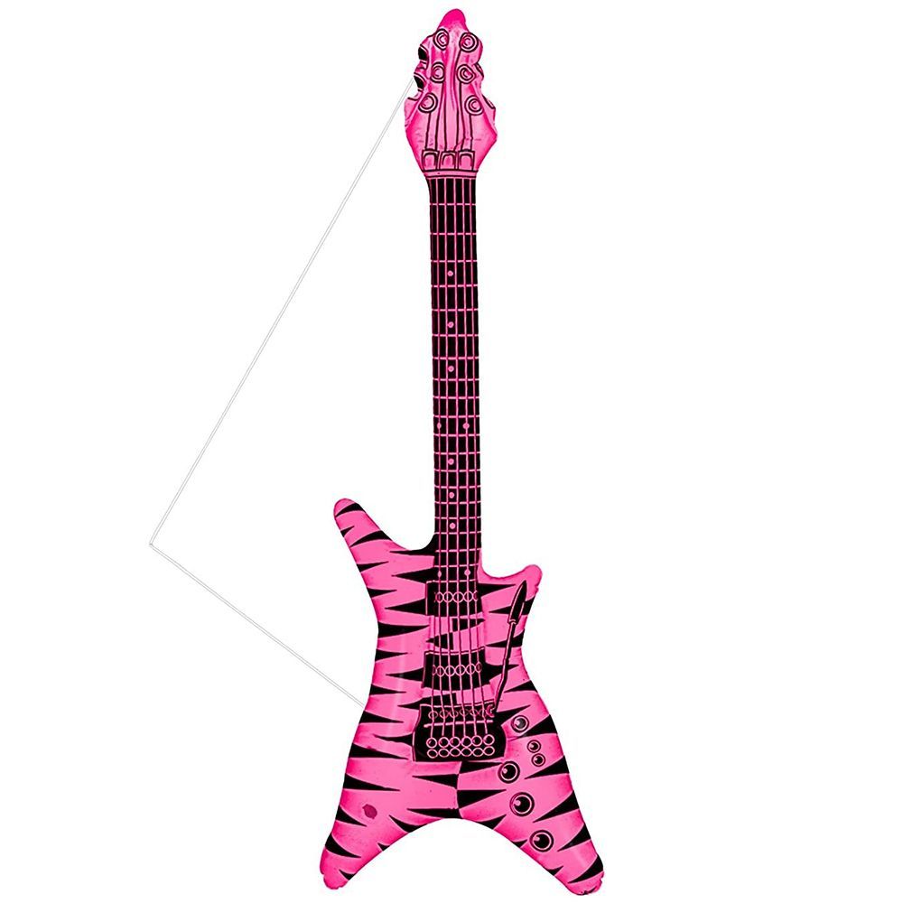 Inflatable Pink Guitar