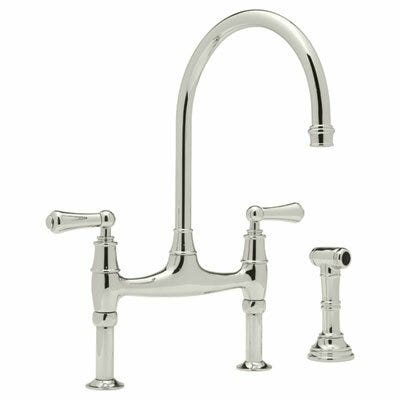 Gooseneck Bridge Style Kitchen Faucet