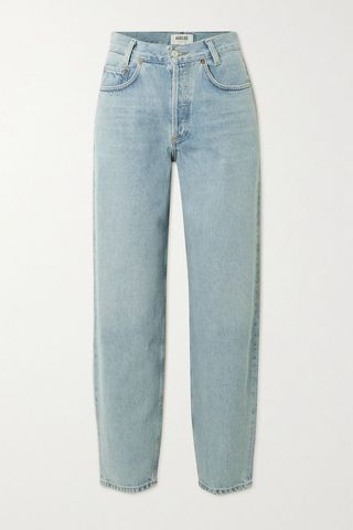 Tapered High Rise Baggy Jeans